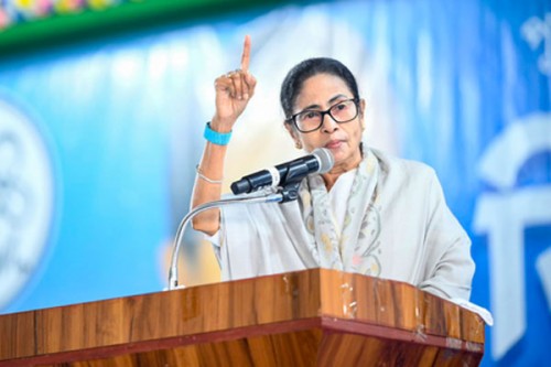 On Trinamool's foundation day anniv, CM Banerjee calls for continued struggle to protect democratic rights