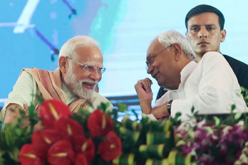 Riding on good governance, welfare schemes, a 'double-engine' govt chugs towards another victory in Bihar