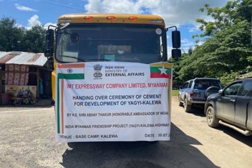 Indian envoy in Myanmar reviews progress of trilateral highway project