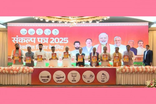 Bihar polls: NDA releases 'Sankalp Patra', promises one crore jobs, infra projects