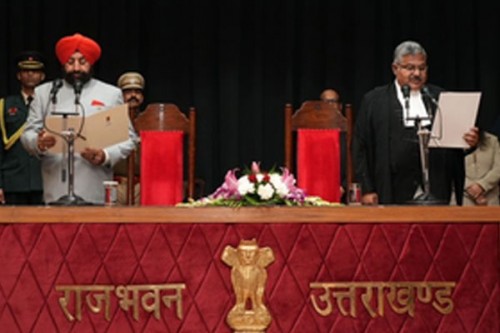 Justice Narendar G. sworn in as Chief Justice of Uttarakhand HC