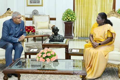 President Murmu accepts Jagdeep Dhankhar's resignation
