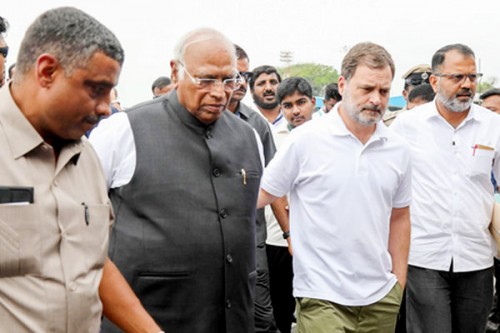 LoP Gandhi, Kharge vow to fight for tribals' rights