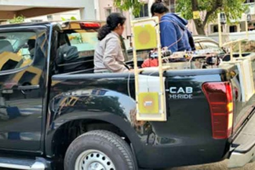 SAR on car for surveillance! Ex-ISRO official promoted Sisir Radar innovates