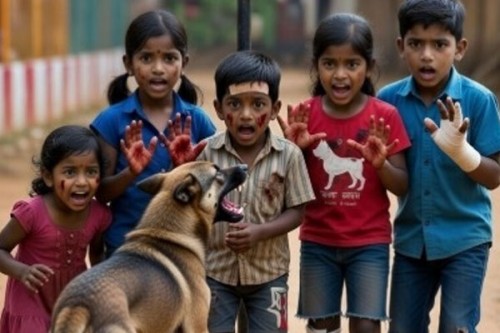 Karnataka: Toddlers among five injured in stray dog attack