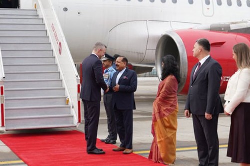 Slovakia Prez Peter Pellegrini lands in Delhi to attend AI Impact Summit