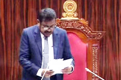 NPP's Ashoka Ranwala elected as Sri Lankan Parliament's new Speaker