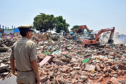 Gujarat: 2.5 lakh sq meters encroachments targeted in Chandola Lake demolition drive