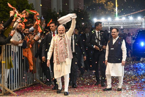 NDA leaders hail Bihar mandate, say voters chose development under Modi-Nitish leadership