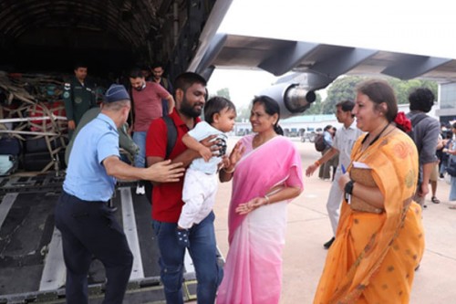 IAF brings 224 Indians back from Israel under Operation Sindhu