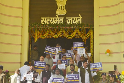 Opposition uproar in Bihar Assembly over rising rape cases, proceedings disrupted