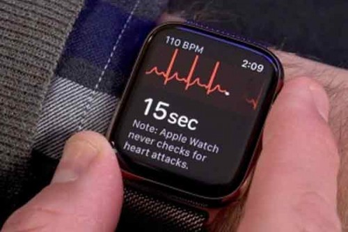Apple watch helps detect heart blockage
