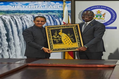 MoS Kirti Vardhan Singh begins Zimbabwe visit