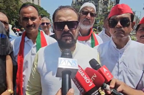 It would be right if someone gives credit to Rahul Gandhi, Akhilesh Yadav for caste census: Abu Azmi