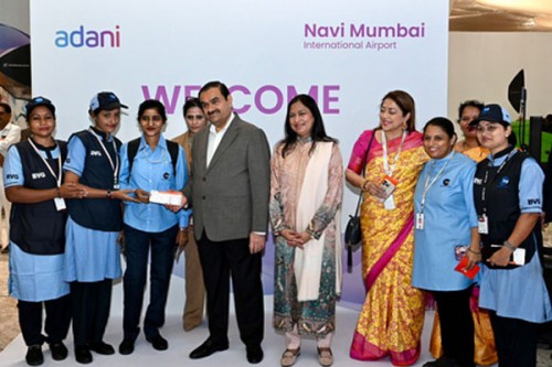 Gautam Adani hails war heroes, workers, farmers, and specially-abled as NMIA commences operations