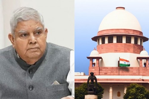 There is no visualisation in Constitution of any authority above Parliament: VP Dhankhar