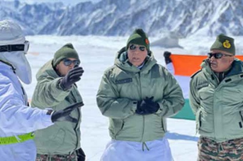 Siachen no ordinary land but India's capital when it comes to valour, sacrifice and courage: Rajnath Singh