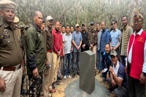 'First border pillar erected', historic step to end Assam-Arunachal border dispute: CM Sarma