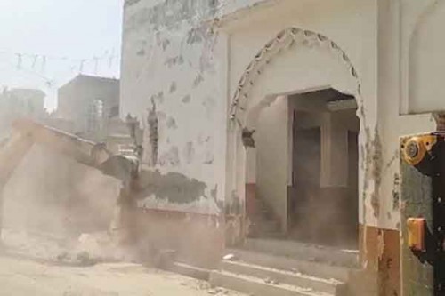 Eidgah, Imambara razed in bulldozer action over encroached govt land in UP's Sambhal