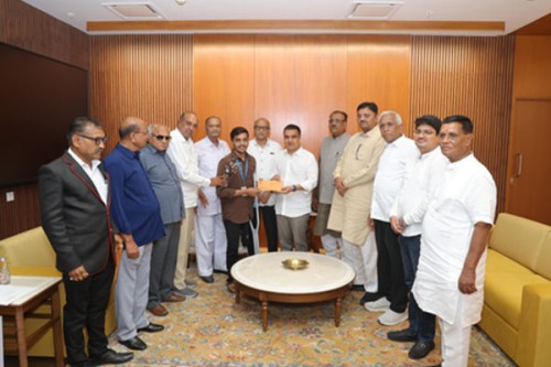 Gujarat Dy CM presides over jobs for differently-abled staff, aid to farmers' heirs