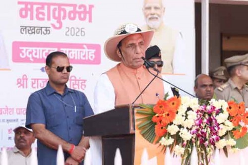 Women participation increasing in sports: Rajnath Singh