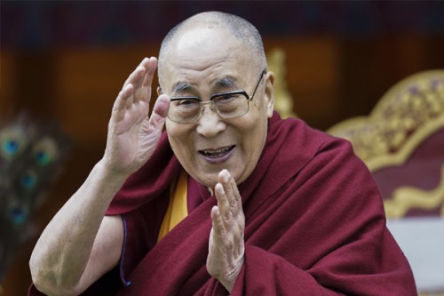 Dalai Lama greets new President of Czech Republic
