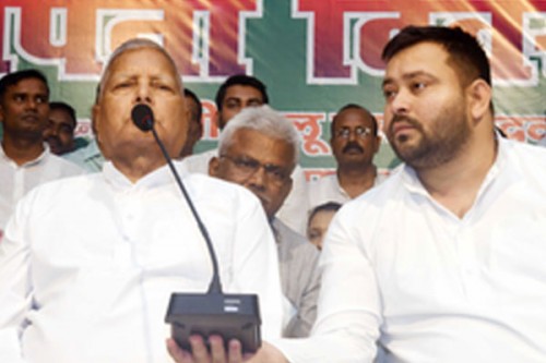 BJP releases video song targeting Lalu Prasad, Tejashwi for corruption; RJD hits back