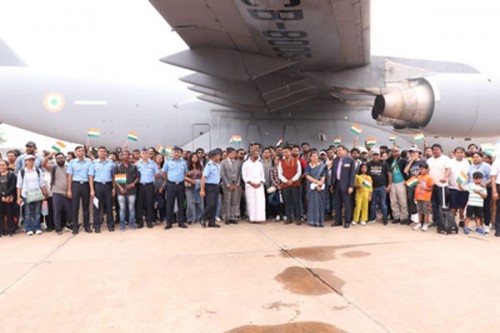 Operation Sindhu: IAF brings home 268 Indian nationals from Israel