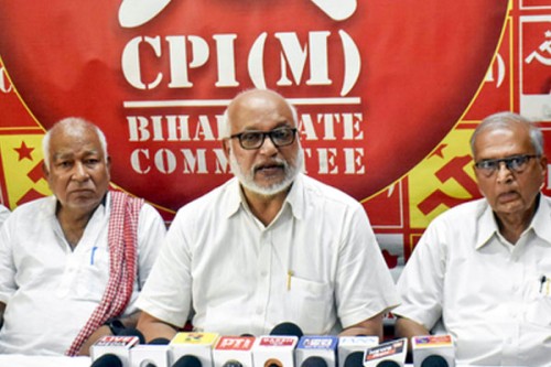 CPI(M) says Magathbandhan 'united' to contest Bihar polls to 'save the Constitution'