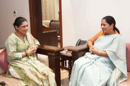 Progress around Nari Shakti Vandan is truly encouraging, says Mithali after meeting Delhi CM Rekha Gupta