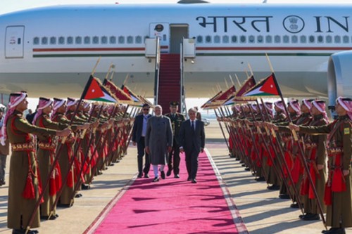 My visit will boost bilateral linkages, says PM Modi after arriving in Jordan