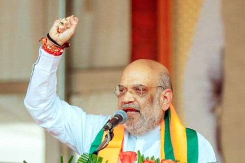 Home Minister Shah welcomes 21 Maoists embracing new life chapter in Chhattisgarh