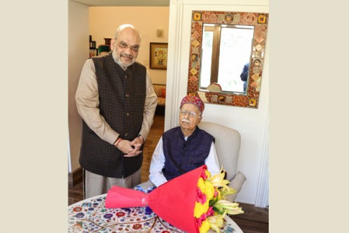 Played leading role in Ram Janmabhoomi movement: HM Shah extends birthday greetings to LK Advani