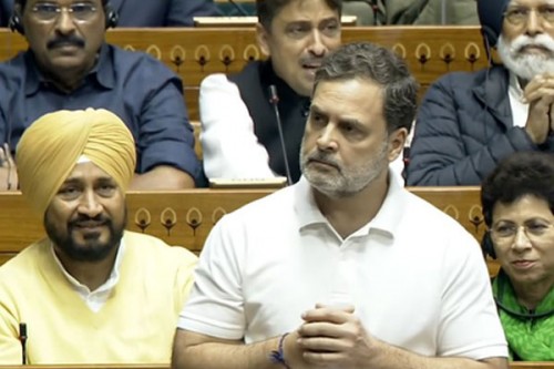 Finance Minister likes to smile a lot; what have you done with our data: Rahul Gandhi