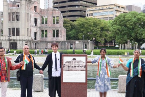 Indian diaspora in Japan pays tribute to Hiroshima victims, lauds PM Modi's role in promoting peace