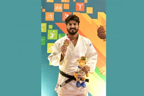 Judoka Ritik Sharma's KIUG triumph fuels his 2026 CWG dream
