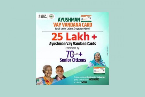 25 lakh elderly above 70 enrol for Ayushman cards in less than 2 months: Centre