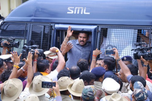 High drama over suicide: karnataka govt refuses to name MLAs in FIR; BJP workers detained