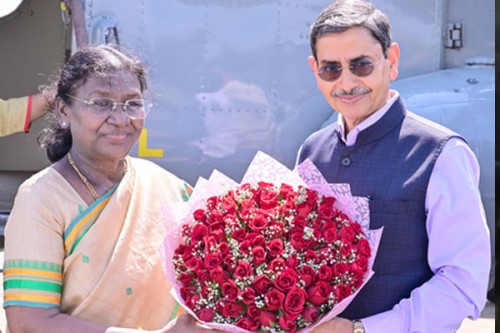 President Droupadi Murmu arrives in Hyderabad for winter sojourn