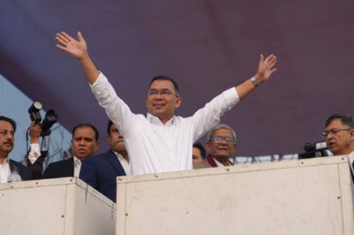 Bangladesh: Tarique Rahman registers as voter, Awami League questions process