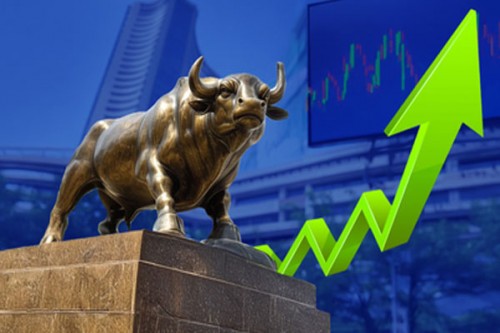 Indian stock market settles high on lower inflation data, Sensex jumps 304 points