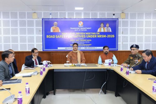 Adopt 'Gujarat Model' to achieve zero road fatalities in Tripura: CM Saha