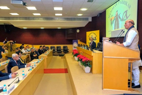 Soldiers, scientists and startups must unite to create new defence technology: Rajnath Singh