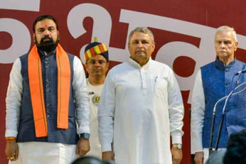 NDA leaders congratulate new Bihar CM Samrat Choudhary, say he will work on path shown by Nitish Kumar