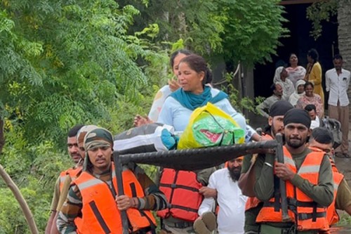 Army rescues bedridden woman trapped in Amritsar flood
