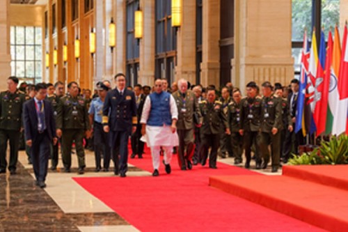 Every nation must embrace Buddhist doctrine of peaceful co-existence: Rajnath Singh at ASEAN meeting
