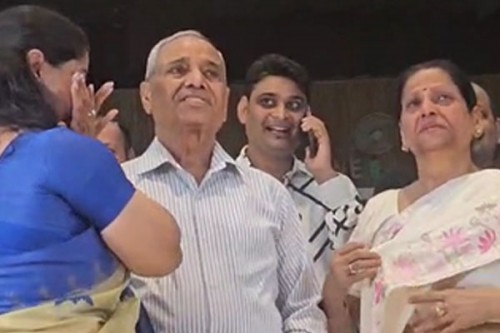 Shubhanshu Shukla returns from space, his family overwhelmed with emotion