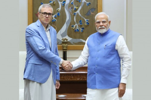 PM Modi extends birthday wishes to J&K CM Abdullah, prays for his long life and good health