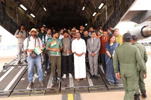 Indian Air Force evacuates 165 Indian nationals from Israel under Operation Sindhu