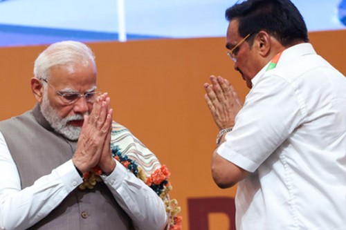 His efforts improving lives of countless citizens: PM Modi wishes CR Paatil on his birthday